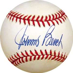  Johnny Bench Autographed Baseball Sports Collectibles