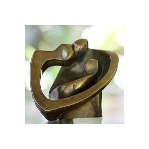 NOVICA Bronze sculpture, Lassos of Love