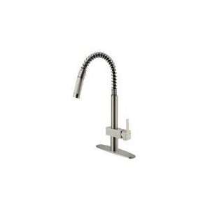  Vigo VG02009STK1 18 3/8H Pull Out Spray Kitchen Faucet in 