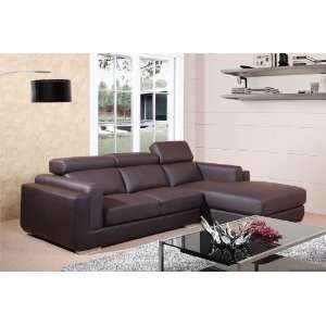  2pcs Modern Sectional Leather Sofa, #BQ S8720P1