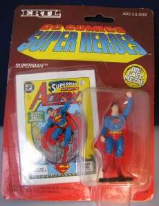 S017 Superman Ertl DC Comics Die Cast metal Figure 1990  