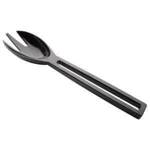  Zak Designs White Spoon and Black Fork 2 Piece Salad 