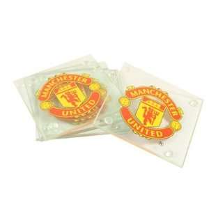  Manchester United Glass Coasters