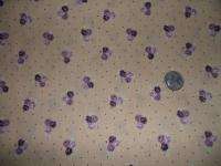 12 Block Log Cabin Pre cut Quilt kit Pretty Purple Rose Floral Fabric 