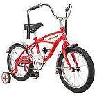 kids boys 16 inch schwinn red retro training wheels ride on toy bike 