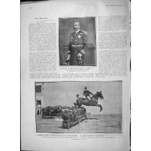   1903 PRINCE LOUIS BATTENBERG HORSE JUMPING ITALY ARMY