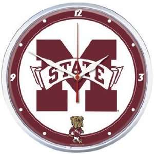  NCAA Mississippi State Bulldogs Team Logo Wall Clock