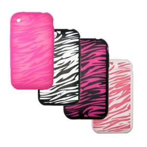  Premium Zebra Design Soft Durable Silicone Skin Cover Soft 
