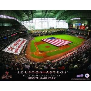 Personalized Houston Astros Stadium Print Sports 