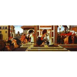   Alessandro Botticelli   32 x 10 inches   Last Mirac