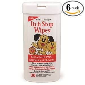  Petkin Itch Stop Wipes, 30 Count Pack (Pack of 6) Health 