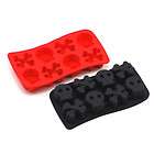 Ice Cube Tray Mold Jelly silicone Cool skull Bone Shaped Chocolate 