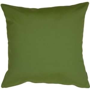  Pillow Decor   Sunbrella Palm Green Outdoor Pillow