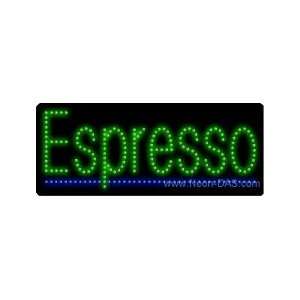  Espresso Outdoor LED Sign 13 x 32