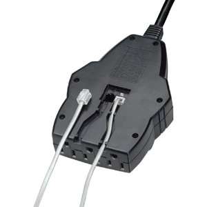  8 Outlet Mighty 8 Surge Protector with 6 Phone Cord 