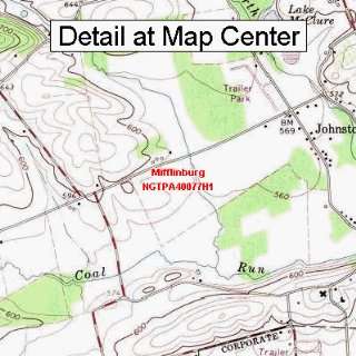   Map   Mifflinburg, Pennsylvania (Folded/Waterproof)