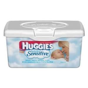 Huggies Baby Wipes, Tub, Sensitive 64 ea Health 