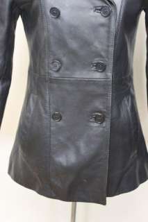 SEXY VINTAGE WOMENS 70S 3/4 LEATHER COAT JACKET M.  