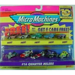    Micro Machines Quarter Milers #16 + 5 Bonus Cars Toys & Games