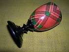 TARTAN WARE eggcup in McFARLANE tartan, black base