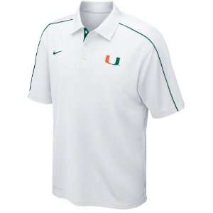  Miami Hurricanes White Nike 2012 Football Coaches Sideline Control 