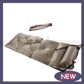 Outdoor Stripe Single Inflatable Bed Airbed Mattress  