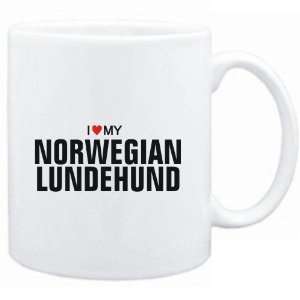  Mug White  I love my Norwegian Lundehund  Dogs Sports 