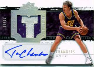 09 10 EXQUISITE NOBLE PATCHES AUTO TOM CHAMBERS #12/15  