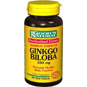  Ginkgo Biloba 90 Sg, 100 Mg   Goodn Natural ( Fast 