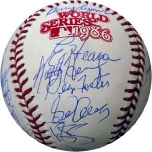 1986 New York Mets Team Signed Authentic WS Baseball  