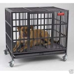 Indestructible dog CRATE kennel steel cage HEAVY DUTY separation 