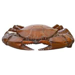  Solid Wood Crab Statue