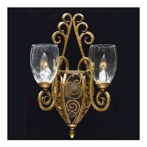 Triarch 29220/2 Mediterrano 2 Light Sconces in Burnished Sand  