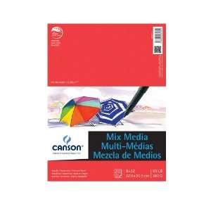  Canson Foundation Mix Media Pad 9x12 Arts, Crafts 