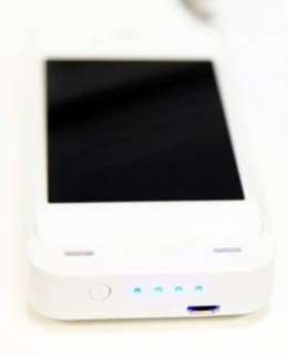   Case w/ Detachable Extended Battery for iPhone 4/4s White  