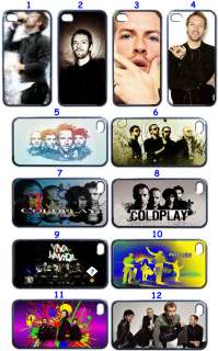 Coldplay Band Fans Custom Design iPhone 4 iPhone 4S Case (Back Cover 