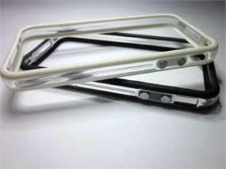 2pcs Black White Clear Bumper Case Frame For ATT Verizon Sprint iPhone 
