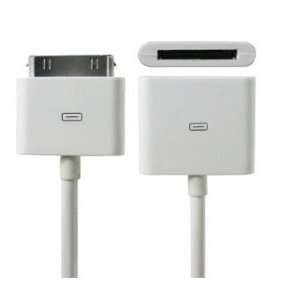  Dock Extender Cable for iPad, iPod and iPhone (White, 3.3 