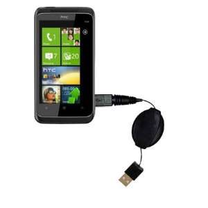  Retractable USB Cable for the HTC Mazaa with Power Hot 