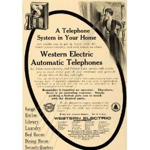   Automatic Telephone Intercoms   Original Print Ad