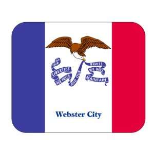    US State Flag   Webster City, Iowa (IA) Mouse Pad 