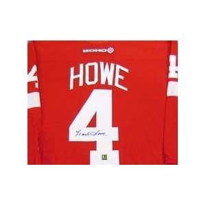  Mark Howe Autographed Hockey Jersey (Detroit Red Wings 