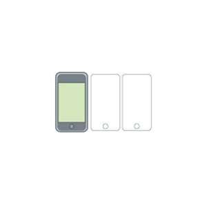   Screen Protector for Apple iPod Touch Front Only   COMES with 2 pieces