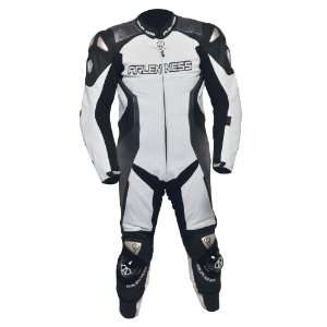  Arlen Ness M4 Race Suit (Dark Grey/Black/White, Size 52 