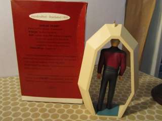 1995 Hallmark Ornament Captain Jean Luc Picard Star Trek  