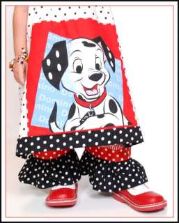 BOOAK Boutique Custom Disney Vacation 101 Dalmatian Fabric Halter 