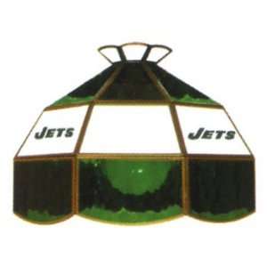  New York Jets 16 Inch Glass Lamp