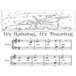 Its Raining Its Pouring Beginner Tots Piano Sheet Music Traditional 