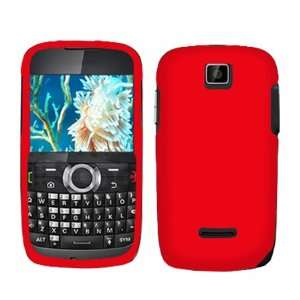  iNcido Brand Motorola Theory WX430 Cell Phone Rubber Red 