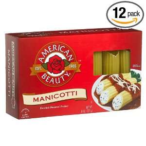 American Beauty Manicotti, 8 Ounce Box Grocery & Gourmet Food